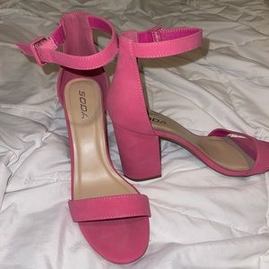 Pink heels